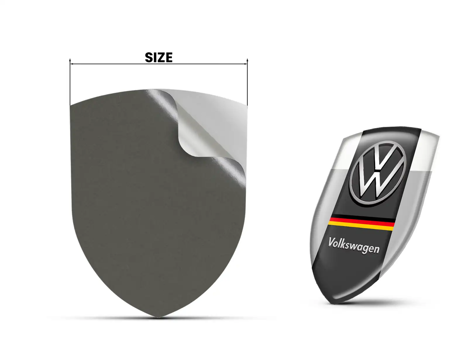 VW Autoabzeichen Robust Hochwertig Professionell